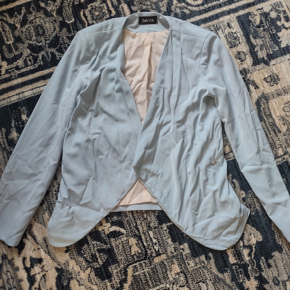 Stylish Baby Blue Blazer